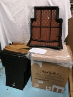 3 New Costway Rattan Patio Chairs - AS IS No Hardware