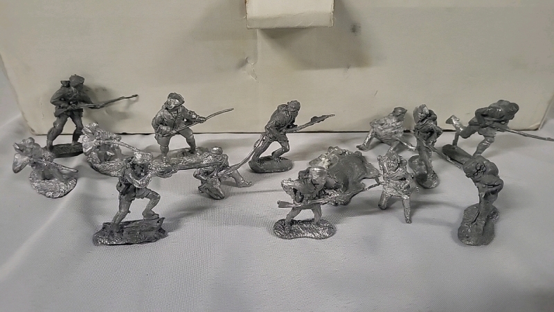 70+ 18th Century Lead Soldiers - Unpainted