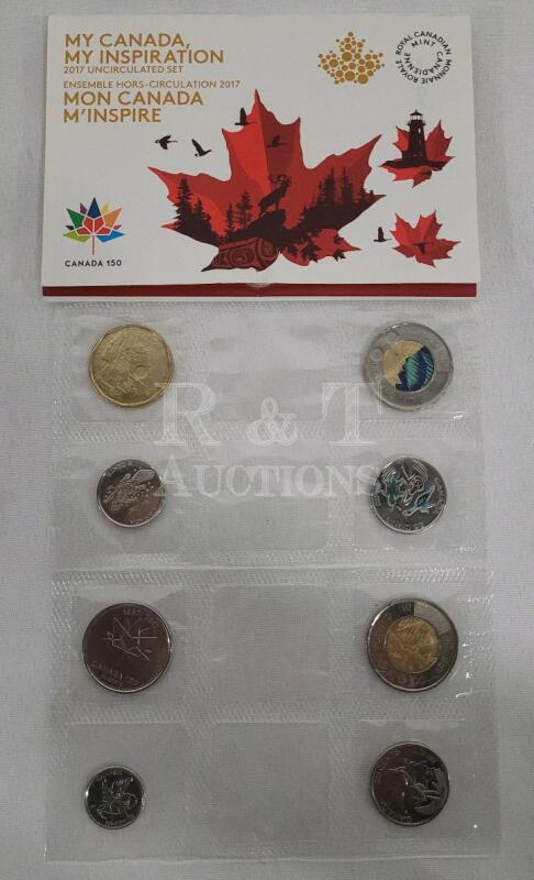 2017 Canadian My Canada, My Inspiration Uncirculated 8-Coin Set , Sealed