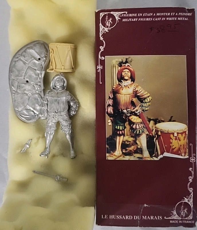 Vintage Lead Figure - Le Hussard Du Marais