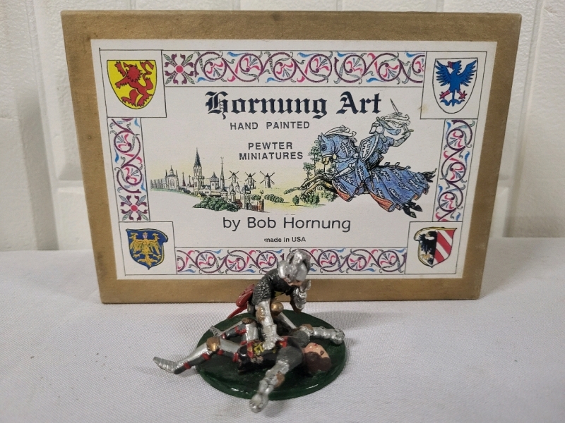 Hornung Art Hand Painted Lead Miniature - A Father Mourns