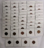 1939 D - 1958 D USA Lincoln Wheat Pennies with Denver Mint Stamp