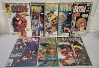 9 Elektra Comic Books - Marvel Comics