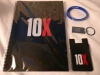 New The Ten X Rule Books & Swag Package - 2