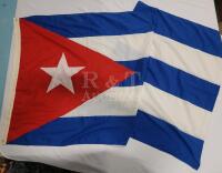CUBA National Flag , Cloth - 32"&times;68"