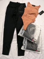 4 New ALPHALETE Women's XSmall Bodysuit & Joggers