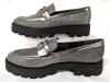 New FRANCO SARTO Ladies Balin Loafers Size 10M Pewter. - 3