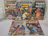 Vintage Marvel Two in One Comic Books - The Thing , Spider-Man & More