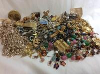 Vintage Treasure Trove of Odds & Ends Costume Jewelry