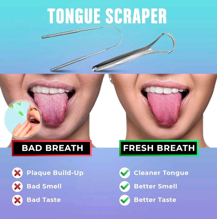 New Basic Concepts Variety Pack Tongue Scrapers 2 Scrapers with Cases