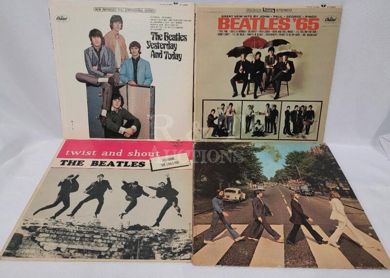 The Beatles Record LP Lot , Four (4) Albums