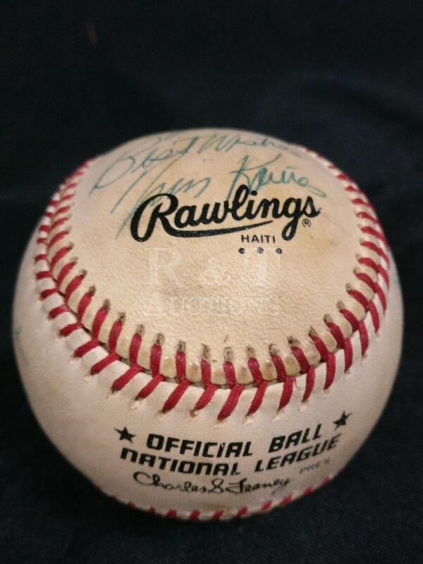 Vintage Major League Baseball with Signatures