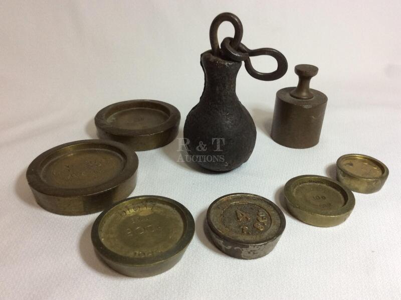 8 Vintage Scale Weights