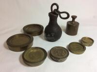 8 Vintage Scale Weights