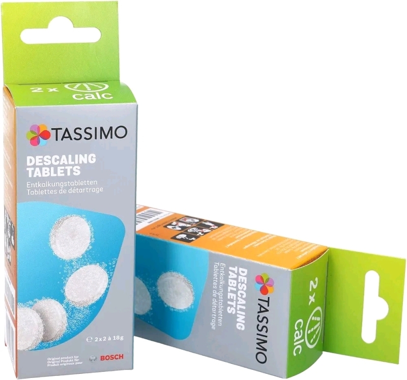 New Bosch Original Tassimo Descaling Tablets Multi Pack 8 Tablets (4 x 2)