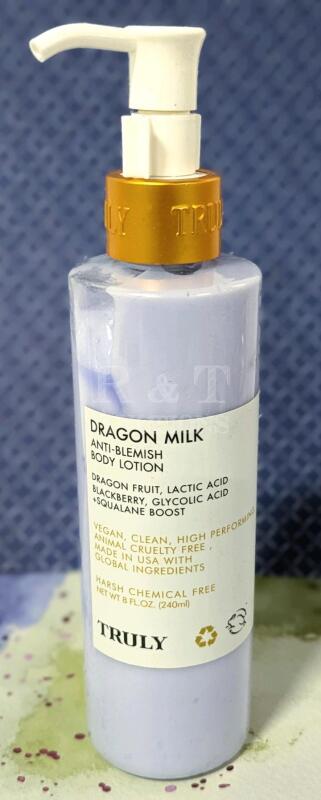 New TRULY Dragon Milk Anti-Blemish Body Lotion 250ml.