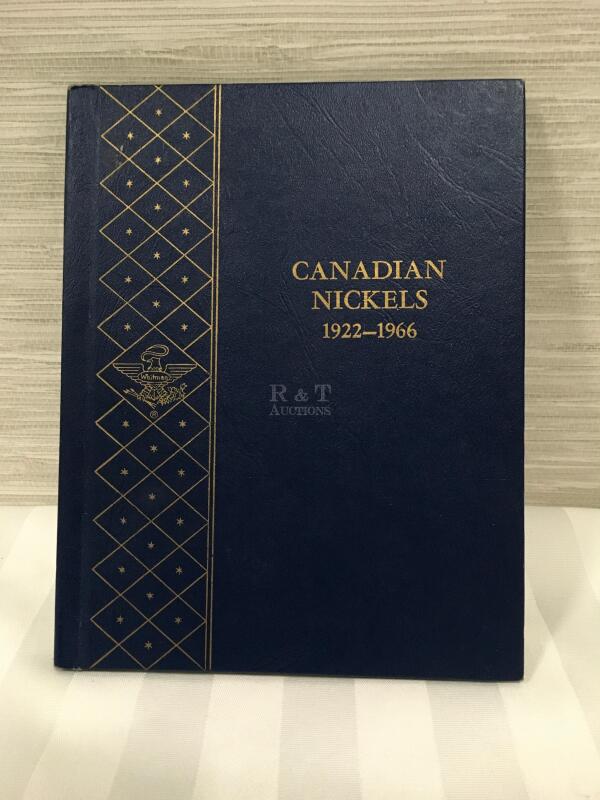 46 Canadian Nickels Blue Book 1922-1966