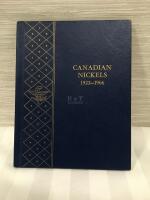 46 Canadian Nickels Blue Book 1922-1966