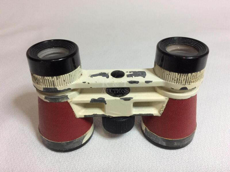 Vintage Opera Glasses & Leather Case