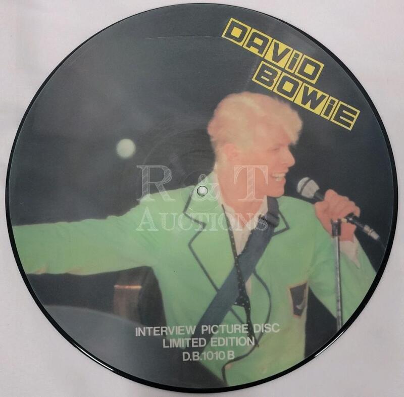 DAVID BOWIE ' Interview Picture Disc ' Picture Record LP - Import , Rare