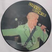 DAVID BOWIE ' Interview Picture Disc ' Picture Record LP - Import , Rare