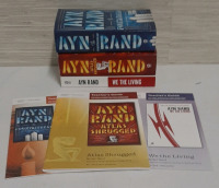 3 Softcover Books by Ayn Rand w/ Teacher Guides