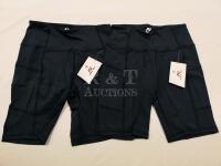 2 New Women's Active Shorts sz Small with pockets