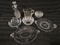 Vintage Glassware - Platters, Pitcher++