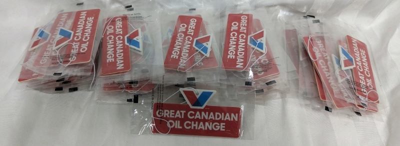 50 New Great Canadian Oil Change Paper Airfreshners.