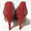 New Red Sparkle & Sequin High Heel Shoes (Size 39) - 4