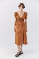 New URBAN OUTFITTERS UO Liliana Side Slit Midi Dress Size Medium.