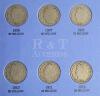 1897 - 1912 USA Library Head Nickels - 14 Coins - 3