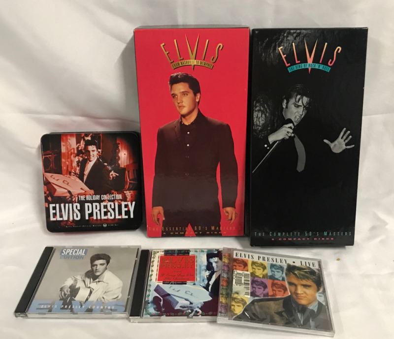 Collection of Elvis Presley Music CDs