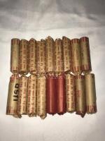 18 Rolls of American Pennies