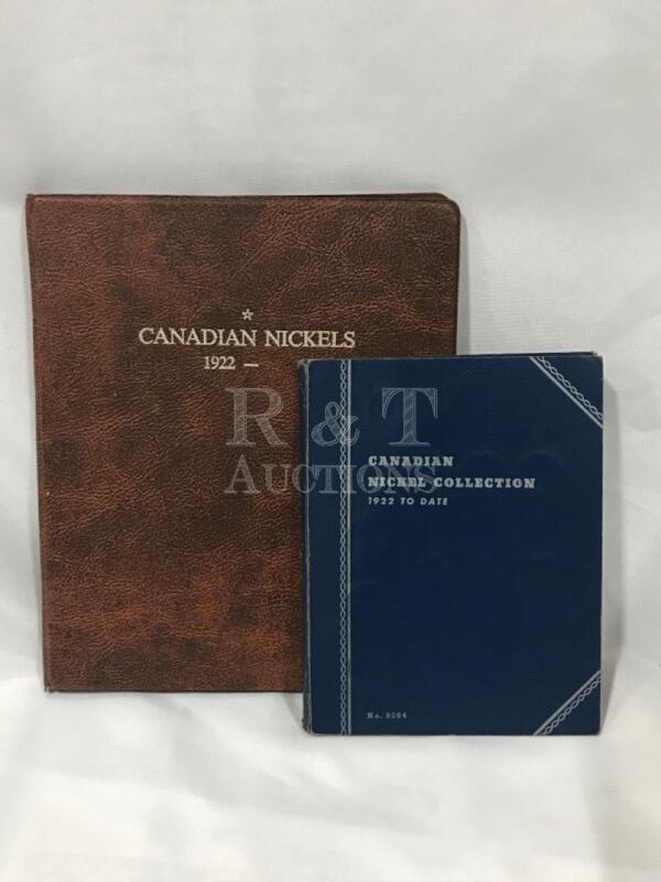 2 Binders Canadian Nickels 1922-98