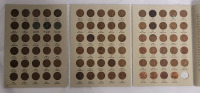 1941 - 1974 USA Lincoln Cent Complete Coin Set , All Coins in Correct Slot