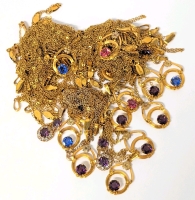 Impressive Snarl of Gold Plated Necklaces & Pendants 1/20 GT 10K AMCO
