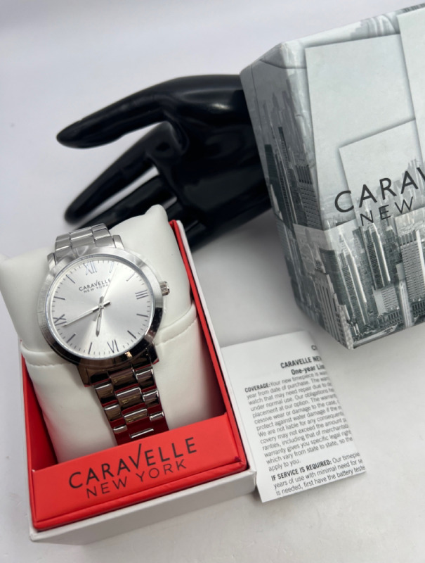 CARAVELLE New York Watch Boxed