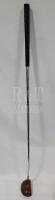 Wood Head w/Brass Face Golf Putter , RH , 35.5" Long