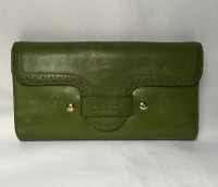 Kate Spade Olive Green Leather Wallet