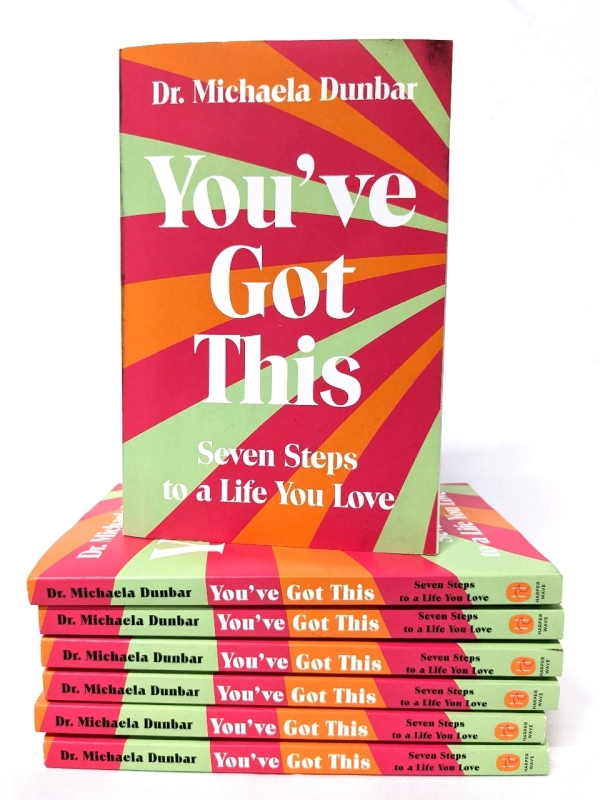 7 New YOU'VE GOT THIS Paperback Books by Dr Michaela Dunbar [Psychology]