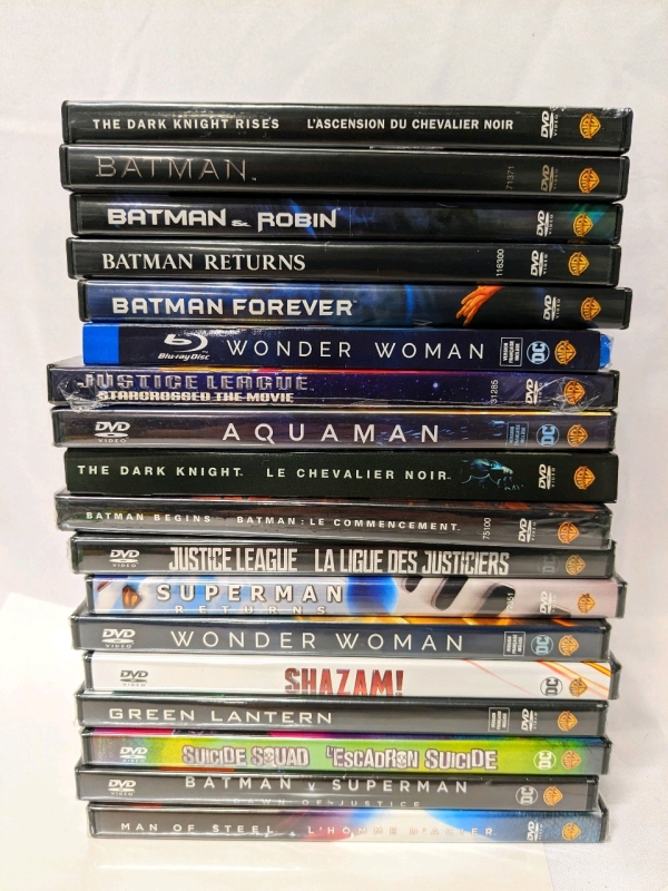 DC COMICS Movies: DVDs & Blu-ray: New Sealed & Pre-owned