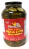 New FAMOUS DAVE'S Sweet 'n Spicy Pickle Chips (Mild) 2L