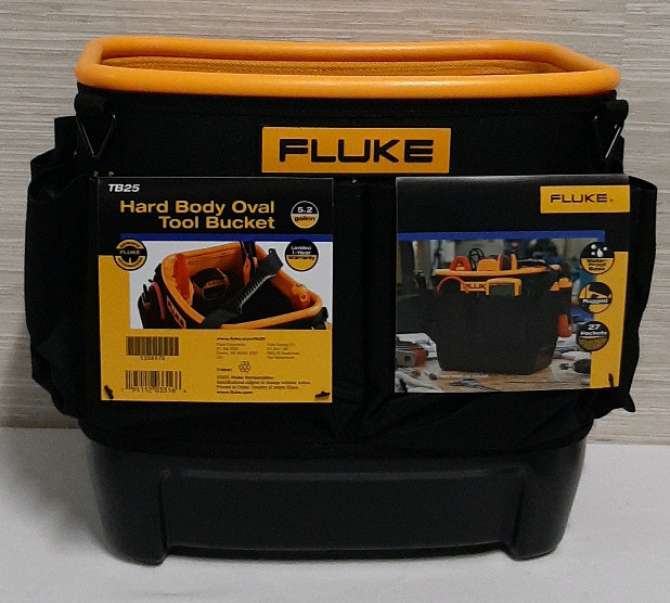 New Fluke Hard Body Tool Bucket