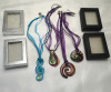 Four Murano Art Glass Pendants