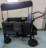 New WONDERFOLD W4 Luxe Quad Stroller Wagon See description for improtant information