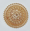 Susan Caplin designer Sunflower Brooch Earrings Filigree Sheild earrings - 2