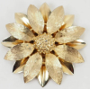 Susan Caplin designer Sunflower Brooch Earrings Filigree Sheild earrings - 4
