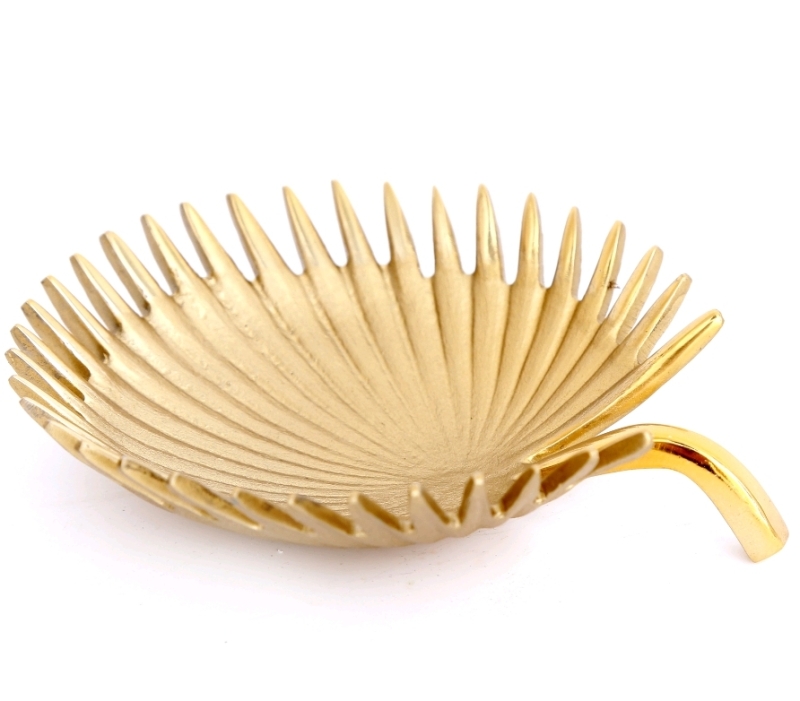 New Temerity Jones Luxe Botanical Palm Leaf Trinket Dish