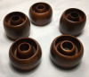 Solid Mahogany Candle Holders (5)
